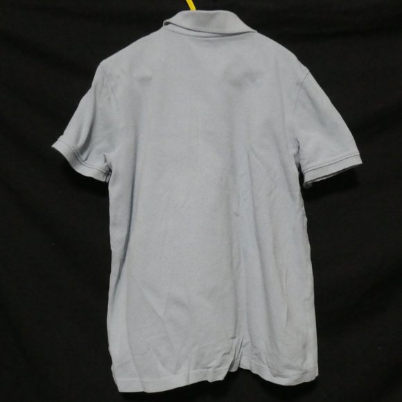 OLD NAVY, medium (8) regular, light blue polo, *juice stains SEE PIC, EUC - Picture 2 of 11